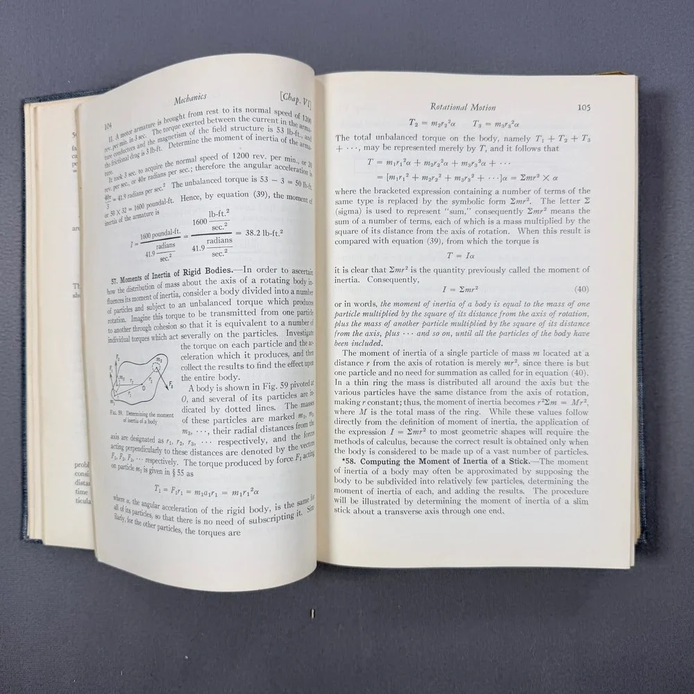 Hausmann Slack Physics Hardcover 1955 Third Edition 11th Printing Science Text